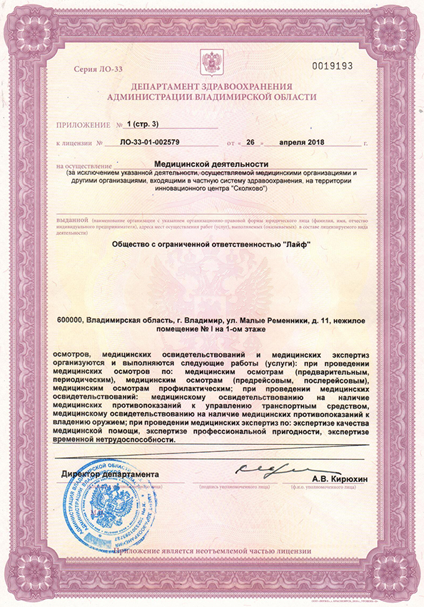 Лицензия